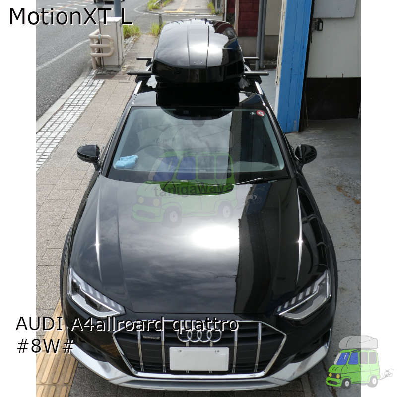 THULE MotionXT Lをアウディ A4オールロードクワトロ #8W#系に取付事例