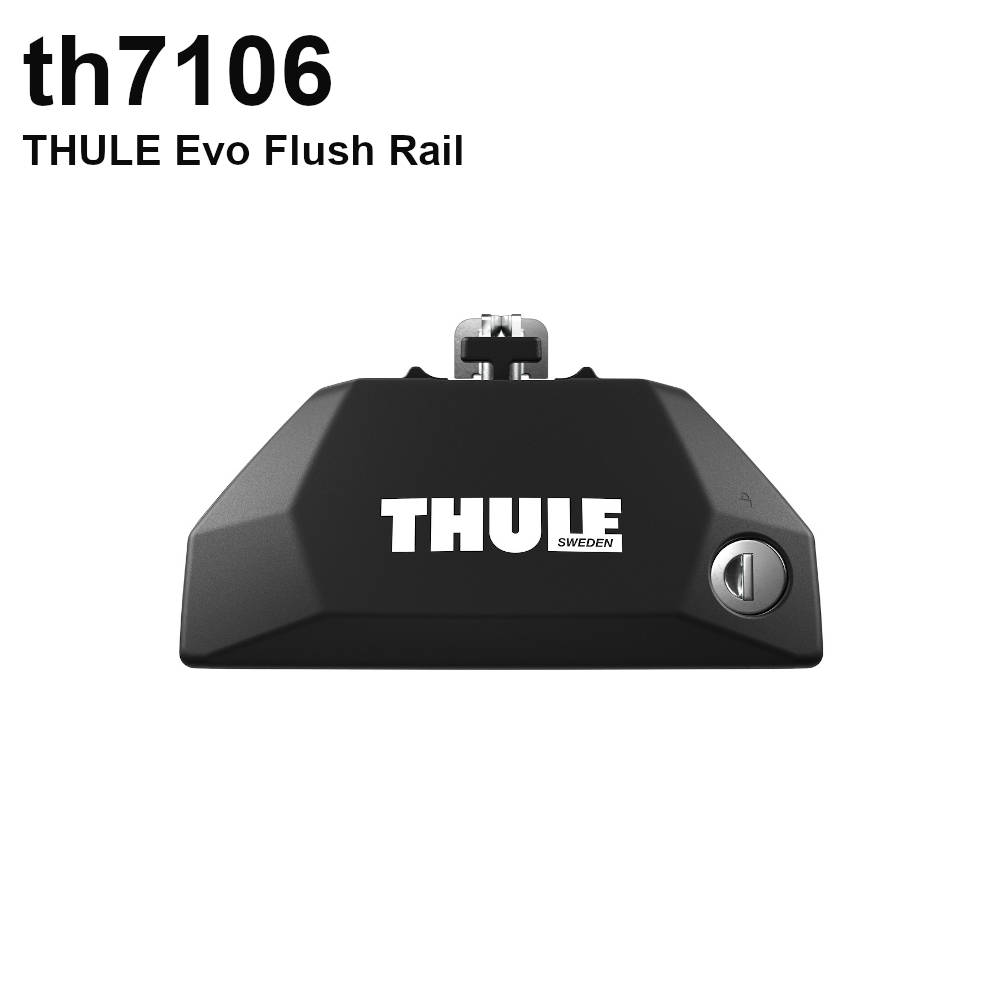 メーカー公式ショップ】 THULE ニッサン ジューク H22 6〜 ルーフキャリア取付1台分セット TH7105+TH7112B+THKIT5098 